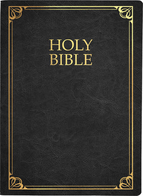 KJV Family Legacy Holy Bible, Large Print, Thumb Index, Black Premium Cowhide, 1611 Version (Red Letter Edition)