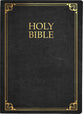KJV Family Legacy Holy Bible, Large Print, Thumb Index, Black Premium Cowhide, 1611 Version (Red Letter Edition)