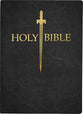 KJV Sword Bible, Large Print, Black, Thumb Index, Premium Cowhide, 1611 Version (Red Letter Edition)