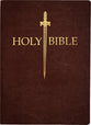 KJV Sword Bible, Large Print, Thumb Index, Premium Cowhide, Mahogany Brown, 1611 Version (Red Letter Edition)