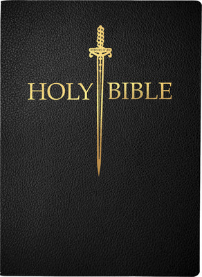 KJV Sword Bible, Large Print, Black, Thumb Index, 1611 Version (Red Letter Edition)