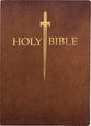 KJV Sword Bible, Large Print, Acorn Brown, Thumb Index, 1611 Version (Red Letter Edition)