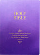 KJV Holy Bible, Delight Yourself in the Lord Life Verse Edition, Large Print, Royal Purple (Red Letter Edition)