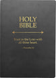 KJV Holy Bible, Trust in the Lord Life Verse Edition, Large Print, Black, 1611 Version (Red Letter Edition)