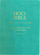 KJV Holy Bible, Trust in the Lord Life Verse Edition, Large Print, Coastal Blue, 1611 Version (Red Letter Edition)