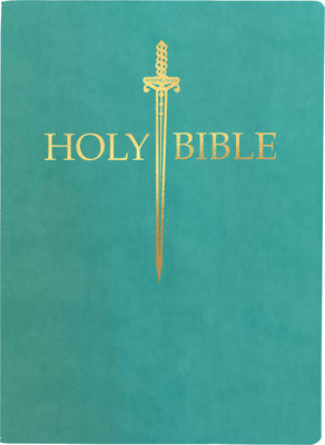 KJV Sword Bible, Large Print, Coastal Blue, 1611 Version (Red Letter Edition)