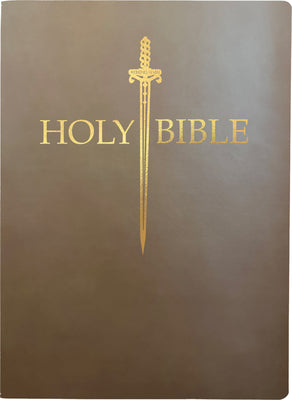 KJV Sword Bible, Large Print, Coffee Brown, 1611 Version (Red Letter Edition)