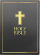 KJVER Sword Bible Giant Print Black Cross Design (Red Letter Edition)