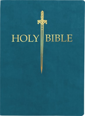 KJVER Sword Bible Giant Print Teal (Red Letter Edition)