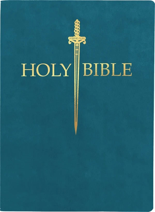 KJV Sword Bible Giant Print Teal (Red Letter Edition)