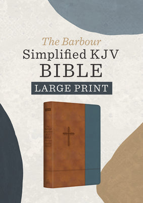 Simplified KJV Large Print (Rust & Stone Cross)