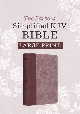 Simplified KJV Large Print (Plum & Paisley)