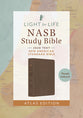 NASB Light for Life Study Bible Atlas Edition (Mocha Brown, Red Letter Edition)