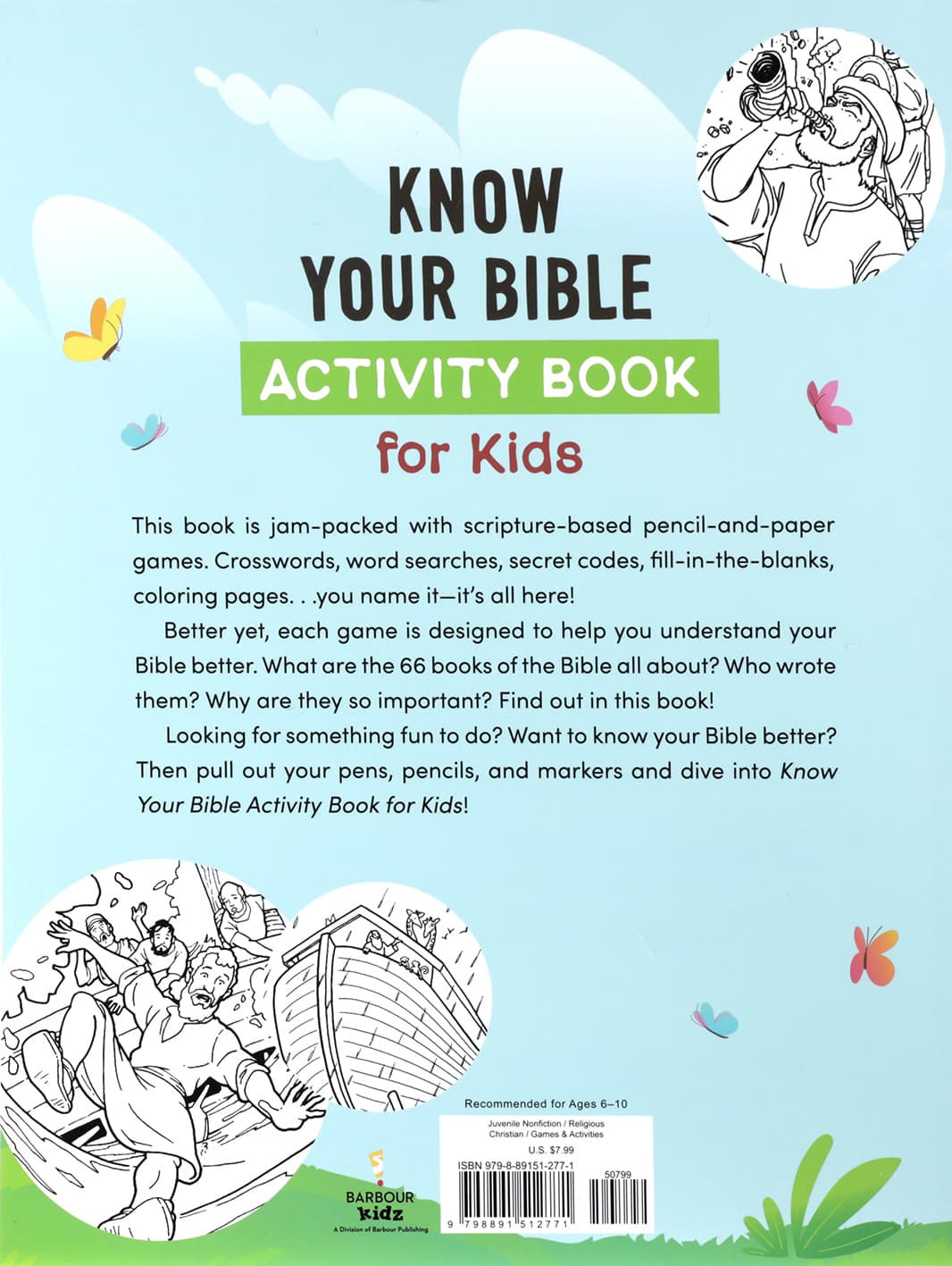 Know Your Bible Activity Book for Kids