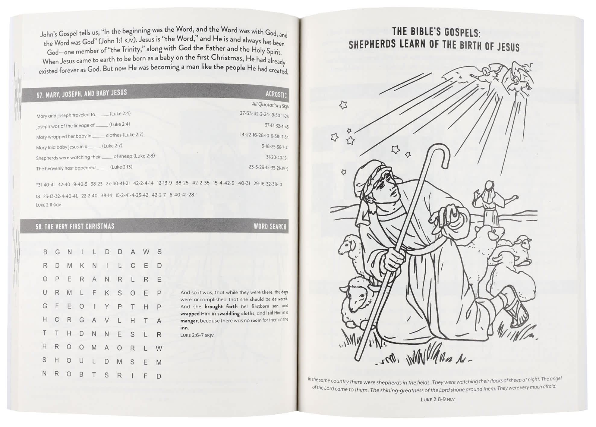 Know Your Bible Activity Book for Kids