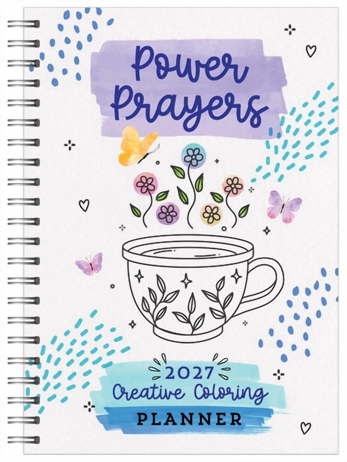 2027 17-Month Diary/Planner: Power Prayers Creative Coloring Planner