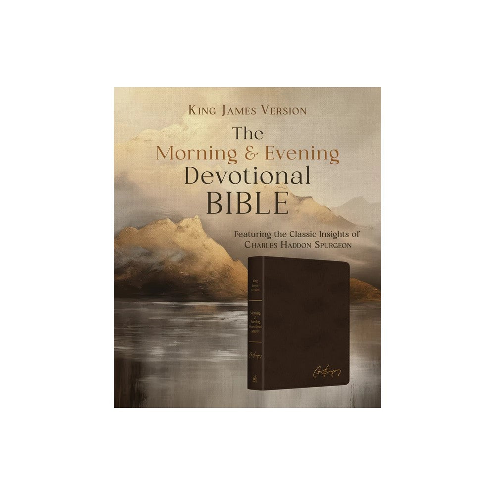KJV Charles Spurgeon's Morning & Evening Devotional Bible, Brown (Red Letter Edition)