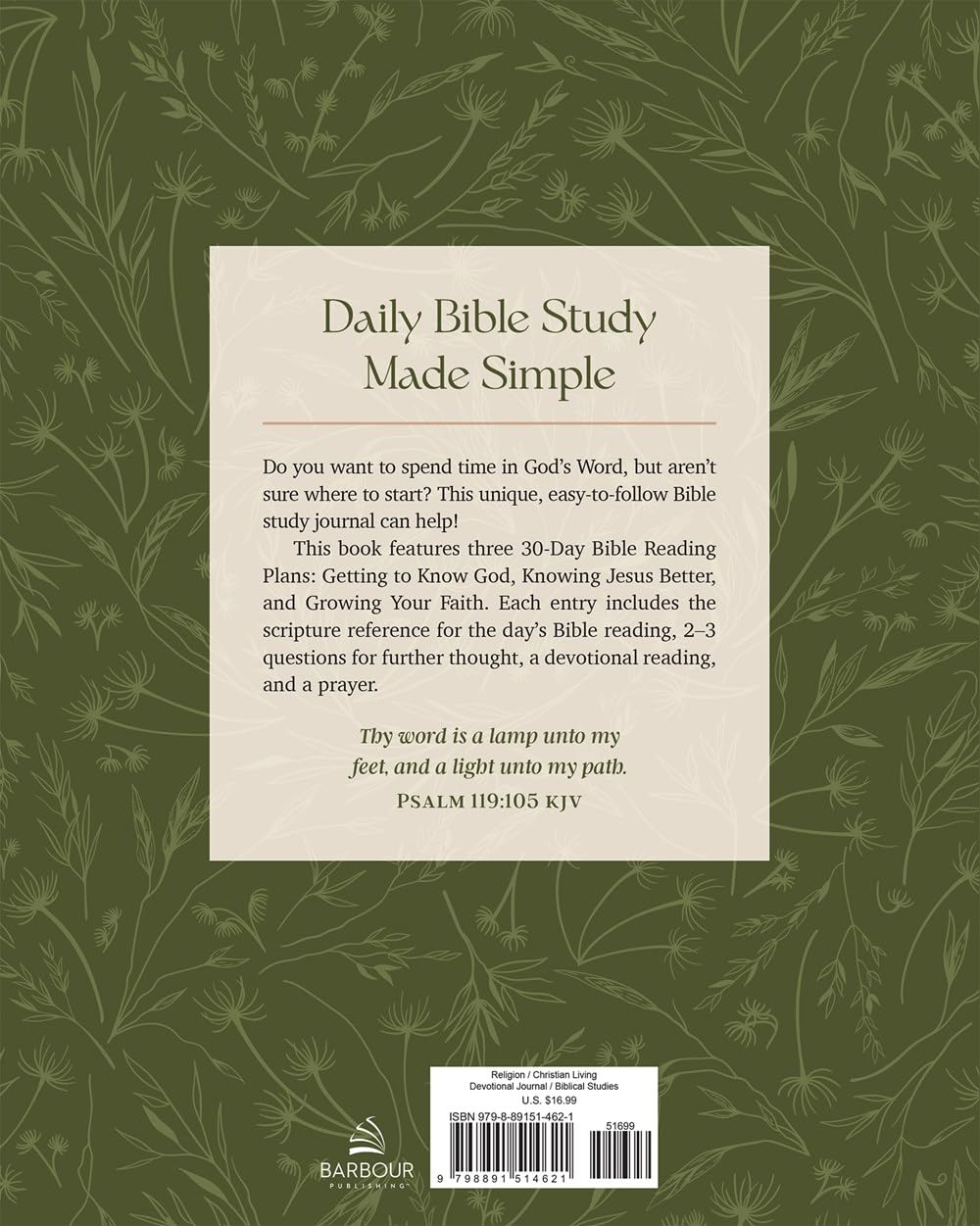Quiet Time with the Lord: A Bible Study Journal for Women