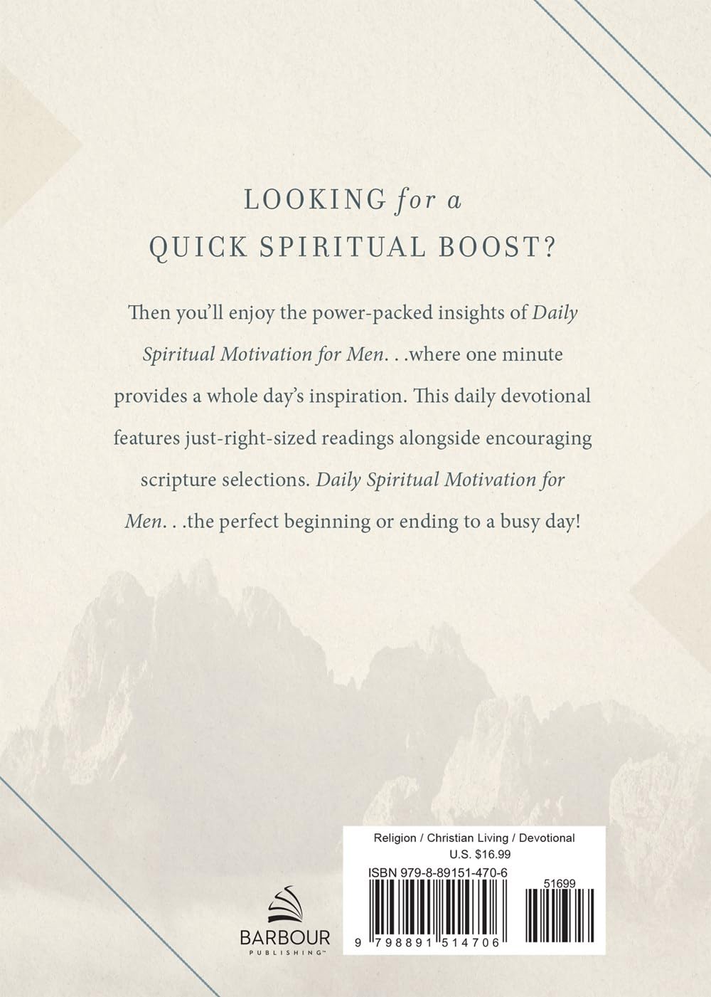 Daily Spiritual Motivation for Men: 365 Devotions