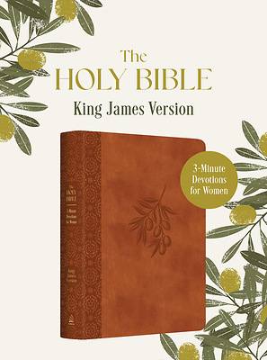 KJV 3-Minute Devotions for Women Edition Bible (Red Letter Edition)