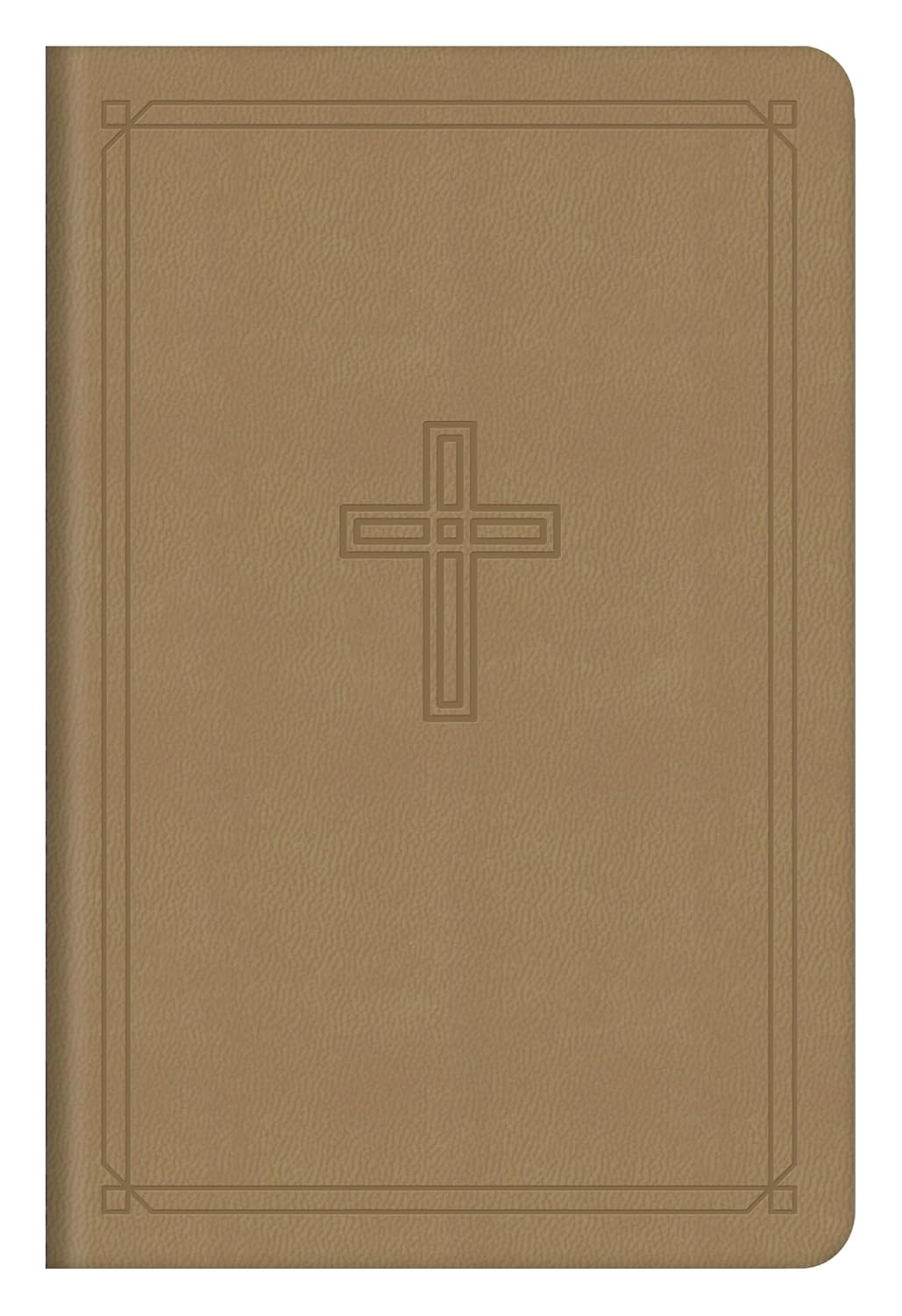 KJV Deluxe Gift & Award Bible DiCarta Tan (Red Letter Edition)