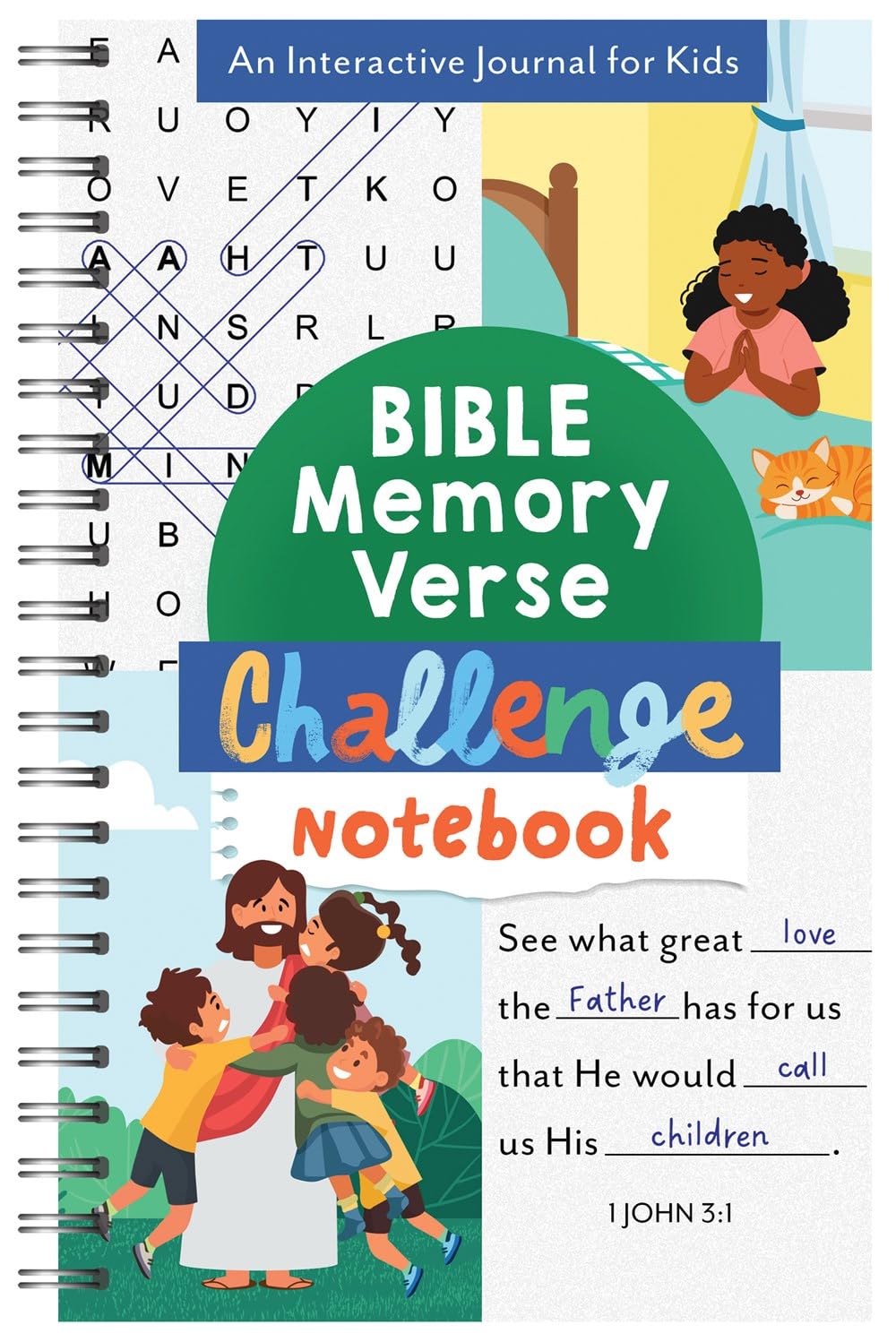 Bible Memory Verse Challenge Notebook: An Interactive Journal for Kids