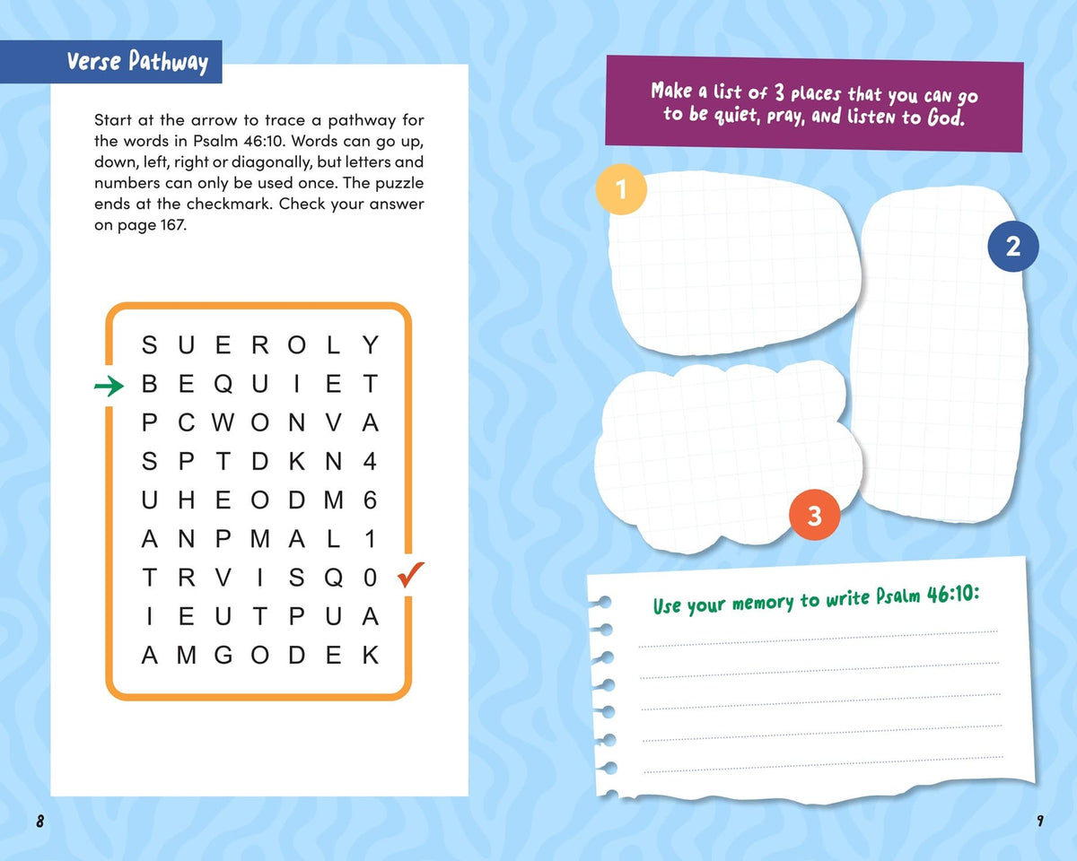 Bible Memory Verse Challenge Notebook: An Interactive Journal for Kids