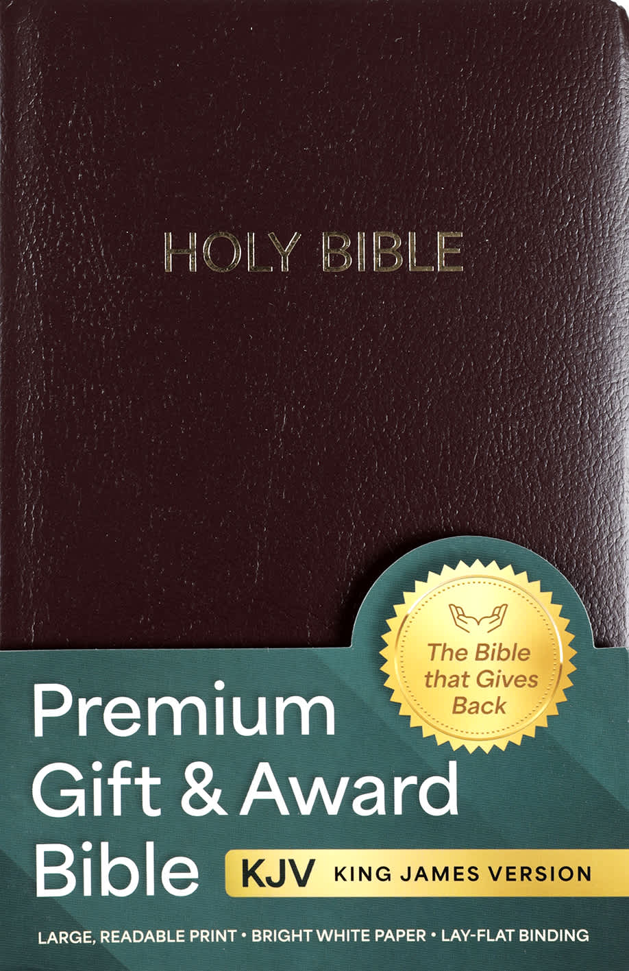KJV Premium Gift and Award Bible, Burgundy (Red Letter Edition)