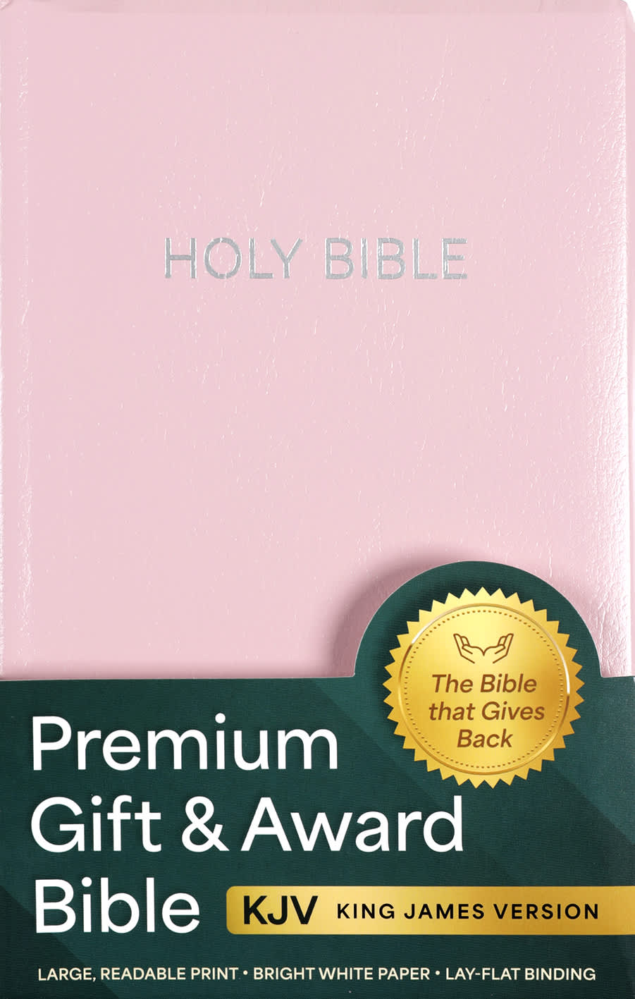 KJV Premium Gift and Award Bible, Pink (Red Letter Edition)