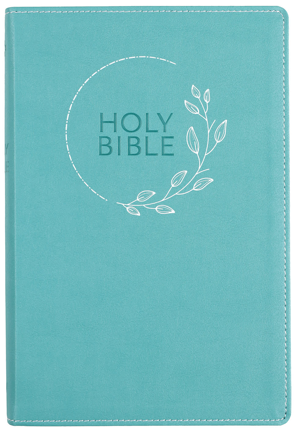 KJV Deluxe Gift Bible, Turquoise Circle Leaf (Red Letter Edition)