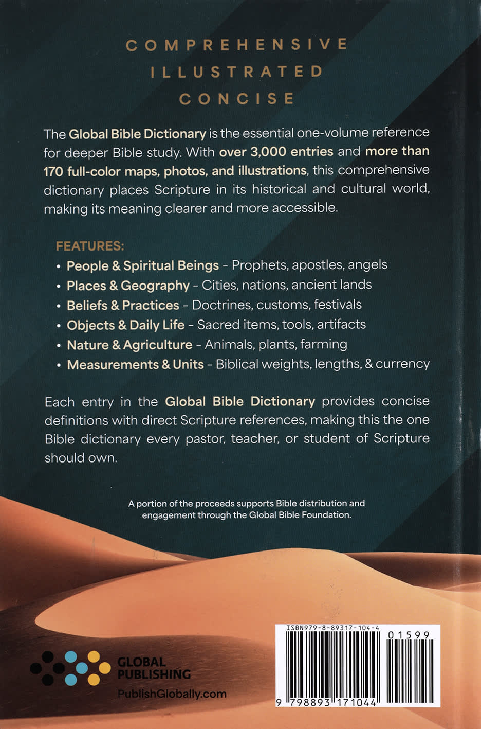 Global Bible Dictionary: An Illustrated Biblical Guide with Definitions, Scripture References, Maps, and Images