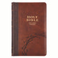 KJV Bible Deluxe Gift Edition, Amazing Grace, Two-tone with Zipper (Isa. 53:5)