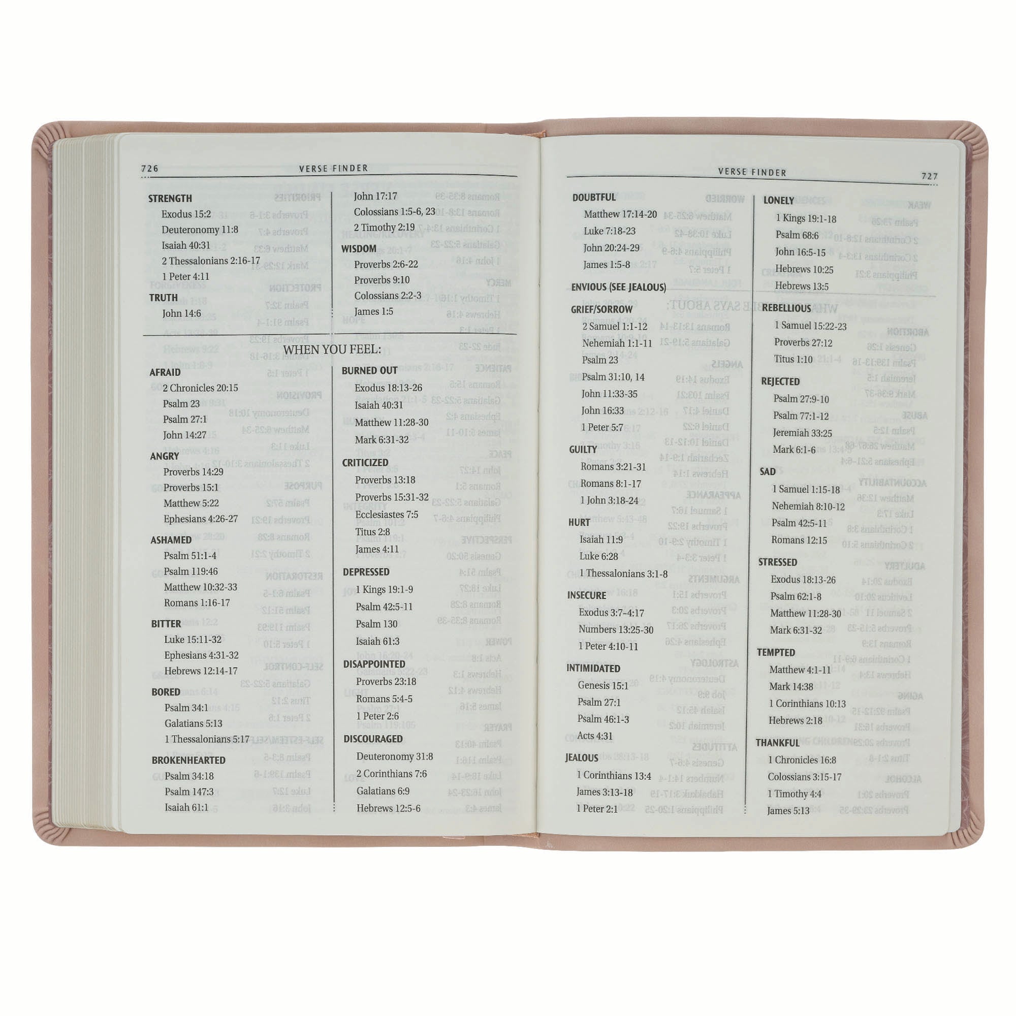 KJV Bible Gift Edition, Blush Pink