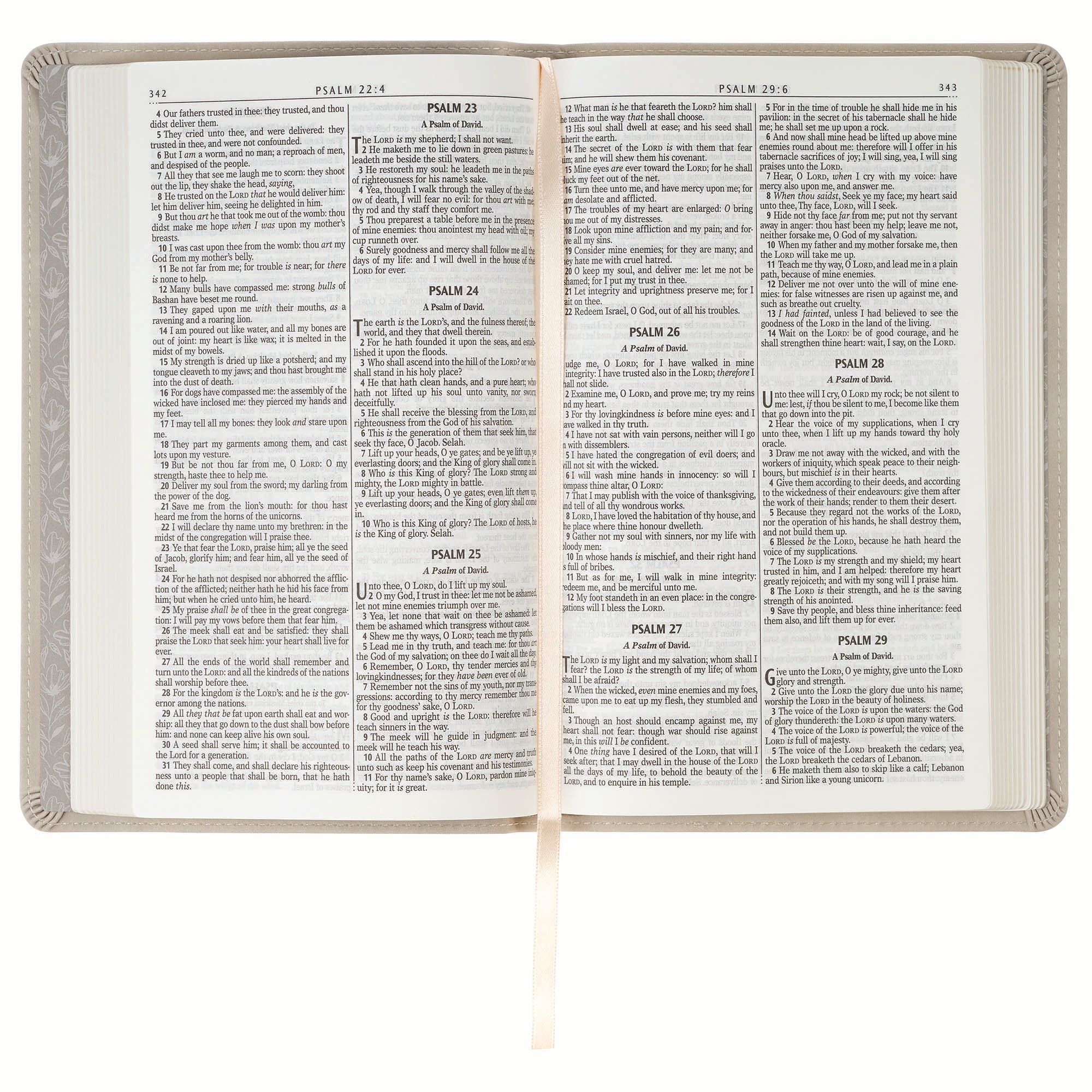 KJV Bible Gift Edition, Taupe