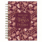 Journal: Pink Floral With God Matt. 19:26
