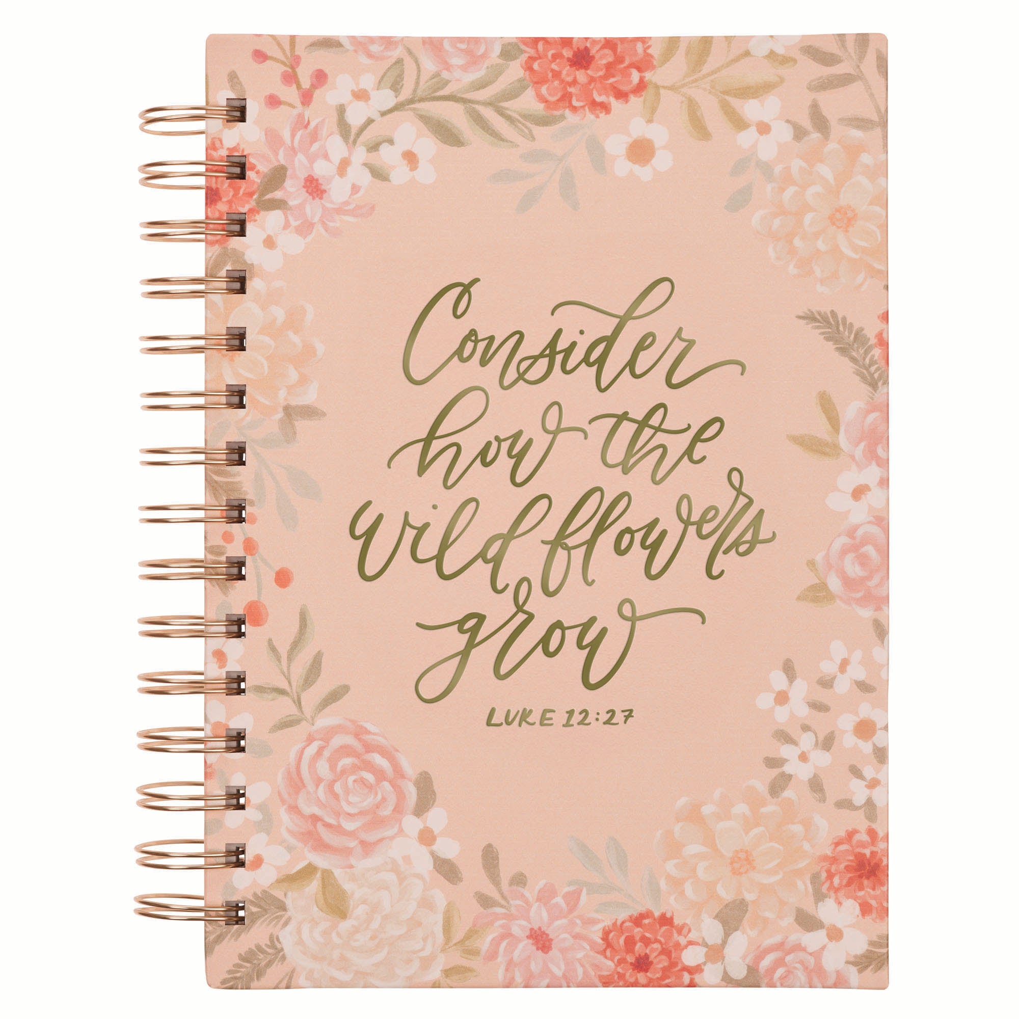 Journal: Orange Consider How the Wildflowers Grow Luke 12:27