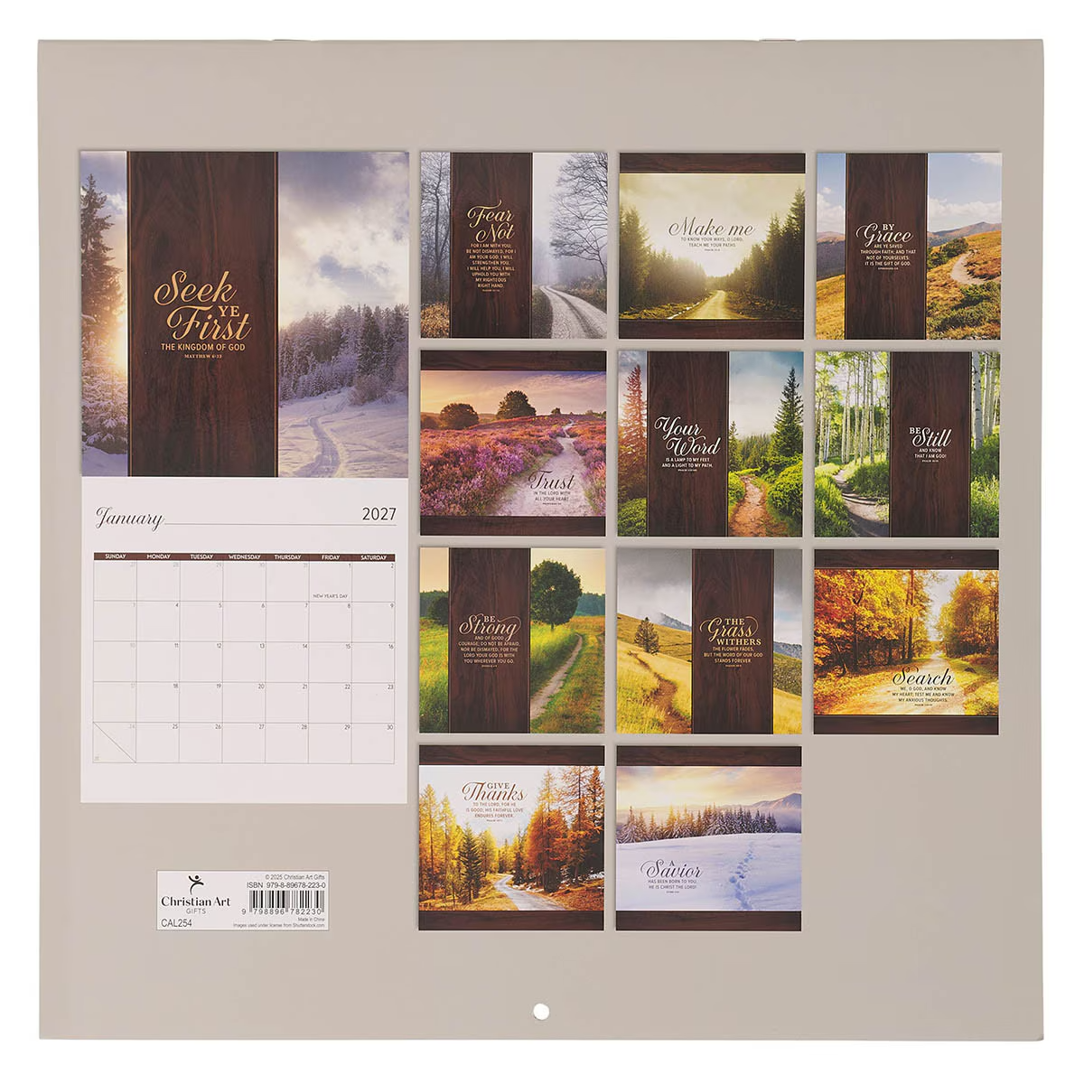 2027 Wall Calendar: Your Word is a Lamp to my Feet