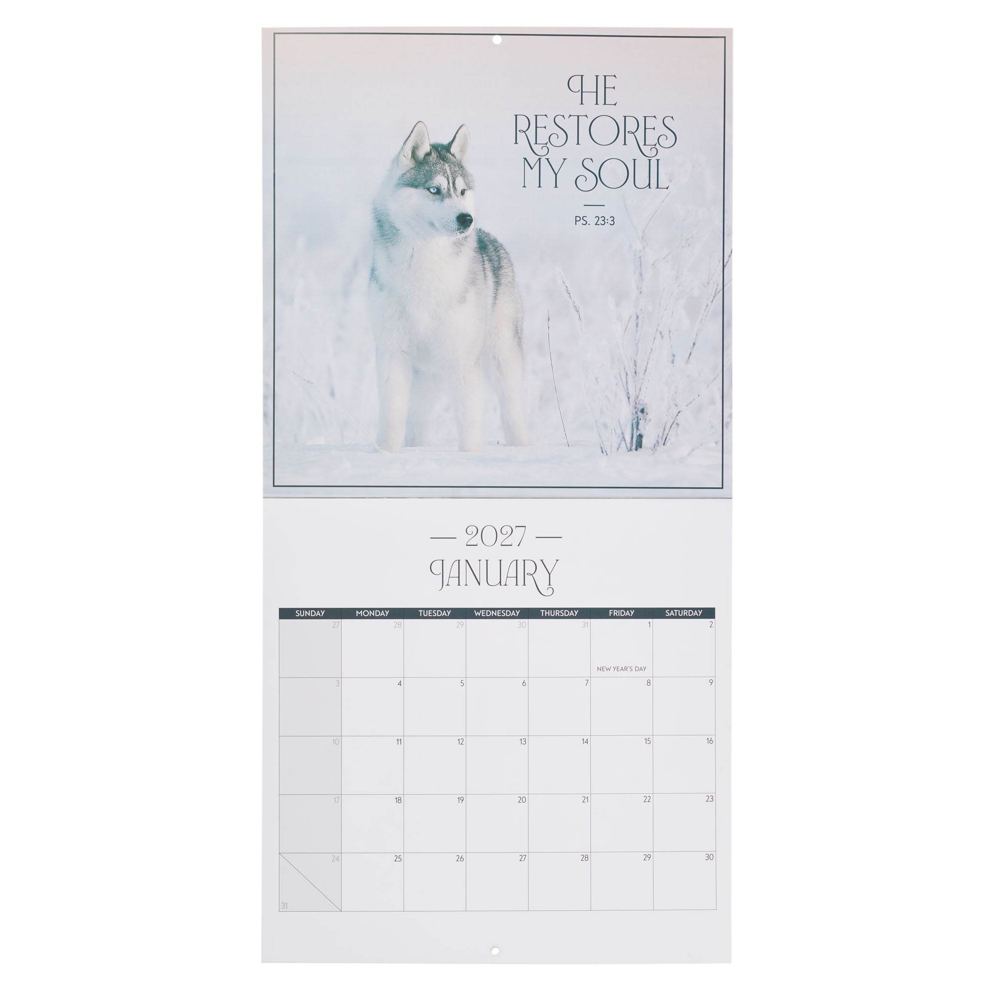 2027 Wall Calendar: Be Joyful Always