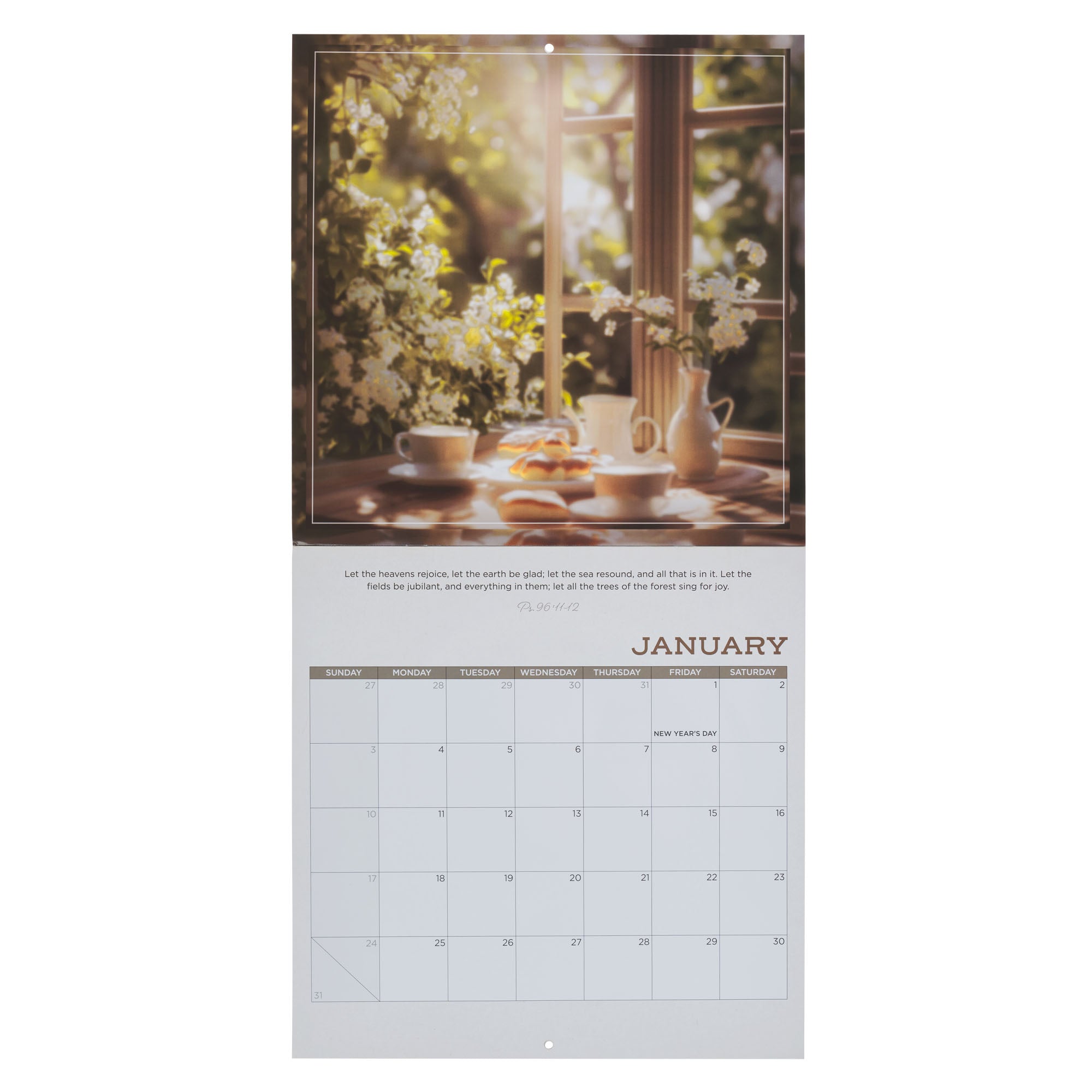 2027 Wall Calendar: The Earth is The Lord's