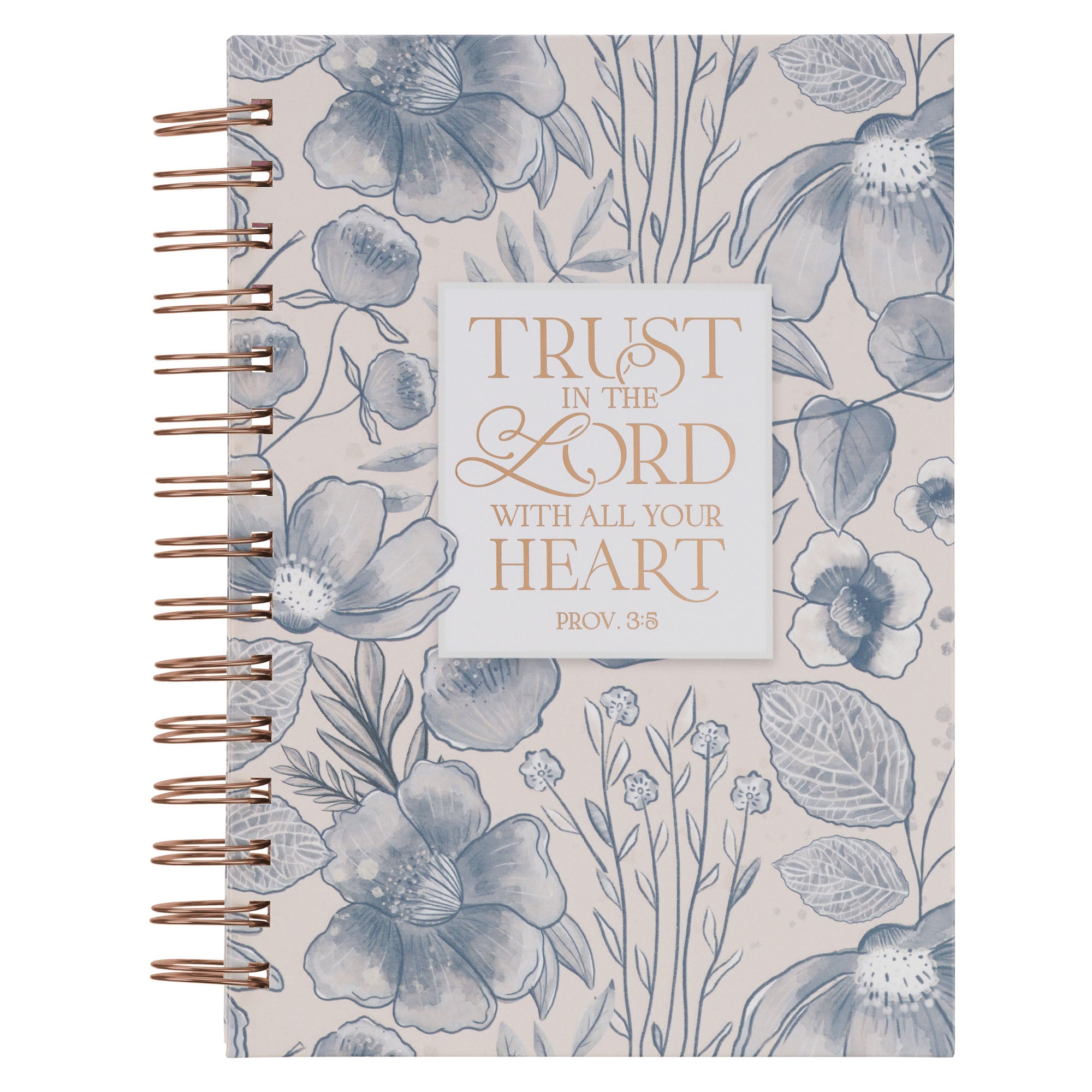 Journal: Trust in the Lord With All Your Heart, Floral