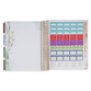 2027 18-Month Diary/Planner with Elastic Closure: Strength & Dignity, Floral (Includes Stickers)