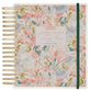 2027 18-Month Diary/Planner with Elastic Closure: Pray More Worry Less, Floral (Includes Stickers)