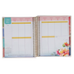 2027 18-Month Diary/Planner with Elastic Closure: Pray More Worry Less, Floral (Includes Stickers)