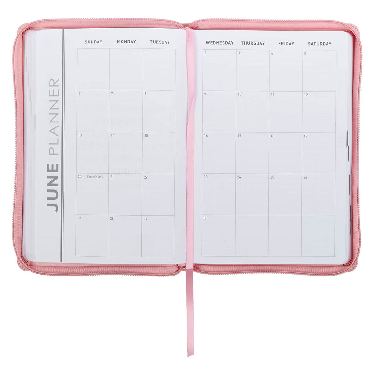 2027 12-Month Executive Diary/Planner, Zippered: Walk by Faith