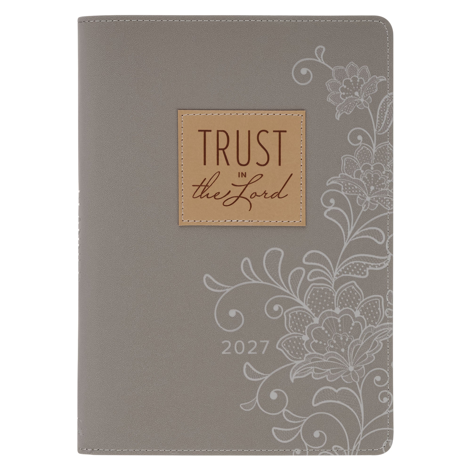 2027 12-Month Executive Diary/Planner, Zippered: Trust in the Lord