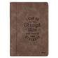 2027 12-Month Executive Diary/Planner, Zippered: I Can Do All Things Through Him