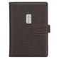Journal Cover with Lined Insert and Magnetic Closure, Black (Man of God Brown Trailhead Collection)