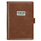 Journal Cover with Lined Insert and Magnetic Closure, Brown (Stand Firm Righteous Man Collection)