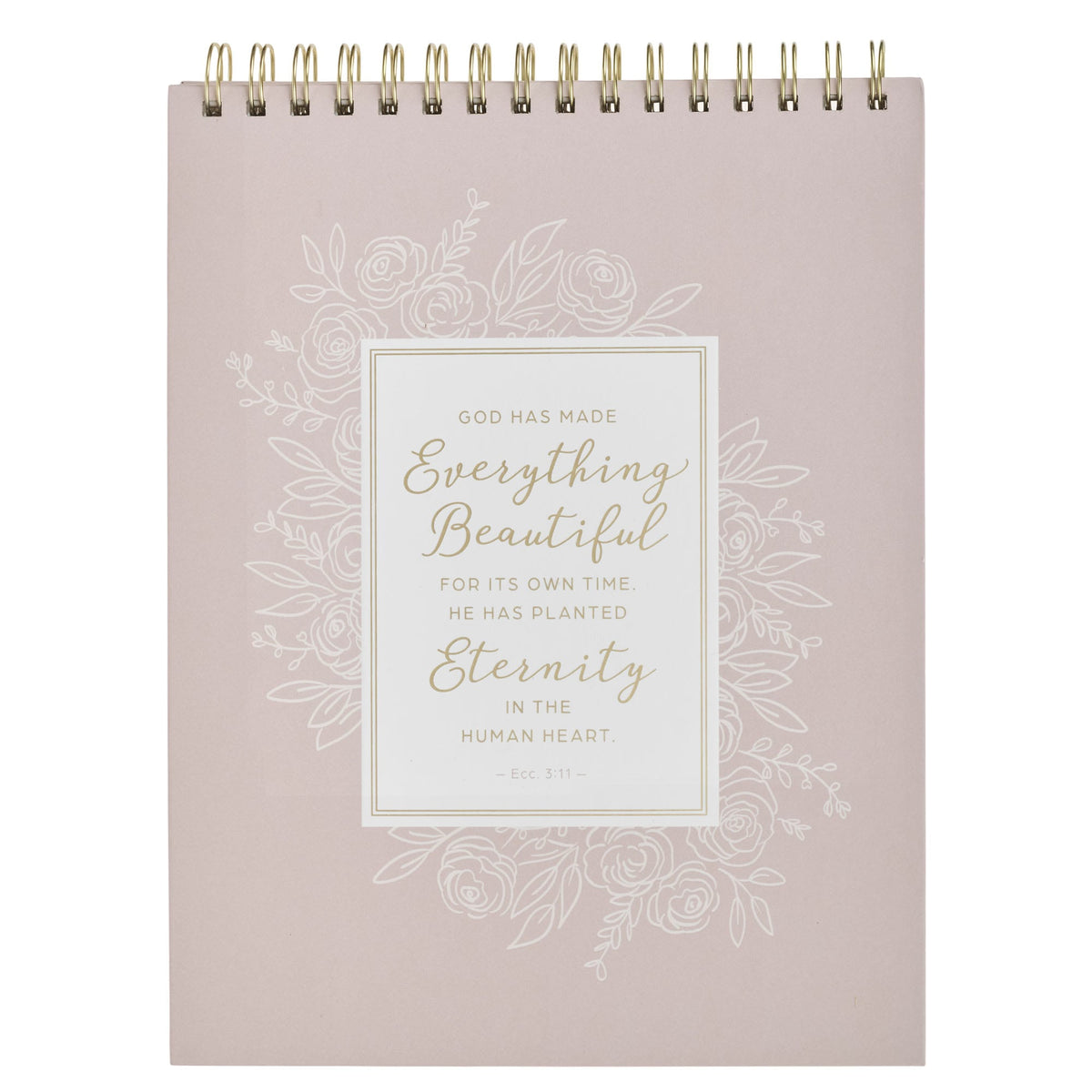 Notepad: Pink Everything Beautiful Ecc. 3:11