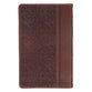 KJV Bible Deluxe Gift Leather Brown Floral